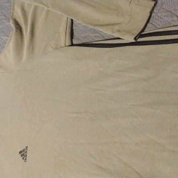 Adidas Men's Beige Crewneck Sweater - Picture 4 of 4